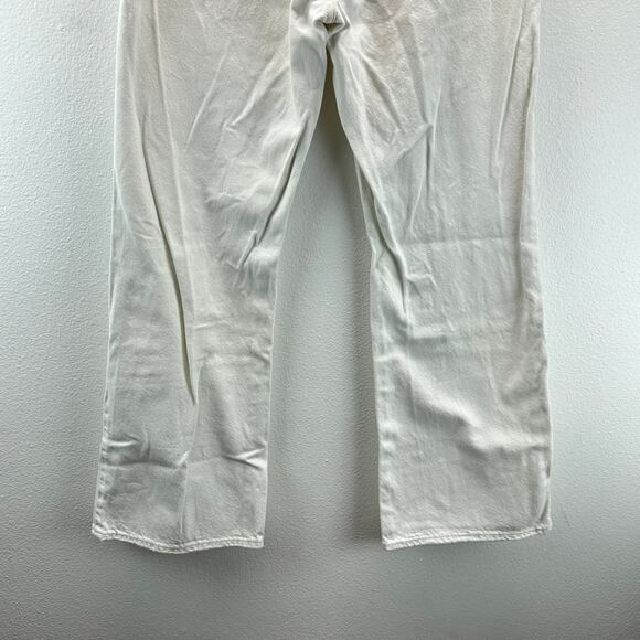 Levi's Baggy Bootcut Jeans Premium Denim White 27 - Picture 7 of 16